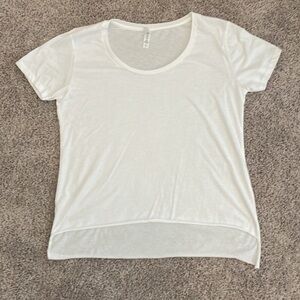 Next Level Women's Festival Scoop Neck Solid Tee White
